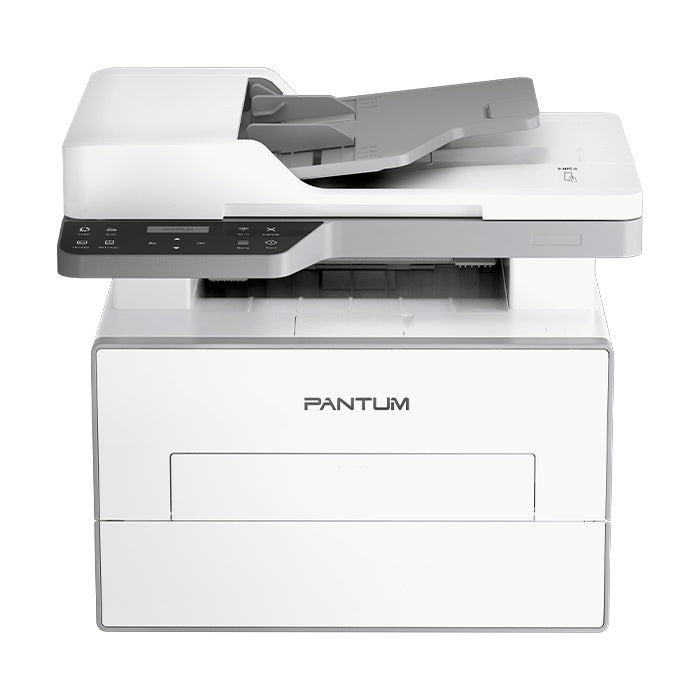 Pantum BM4245ADW multifunction printer front view on white background