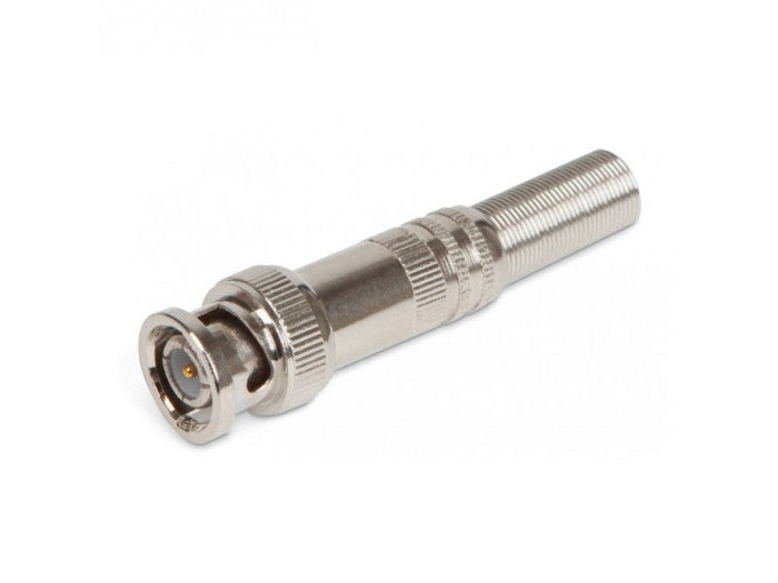 Disassembled view of the M-Link BNC connector showing rod and housing components.

