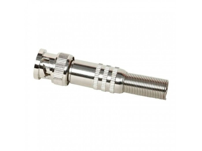 Side profile of the M-Link bayonet BNC connector showing 5cm length.

