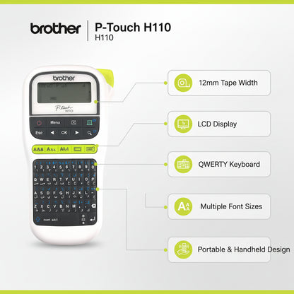 Device with tape compartment open.

