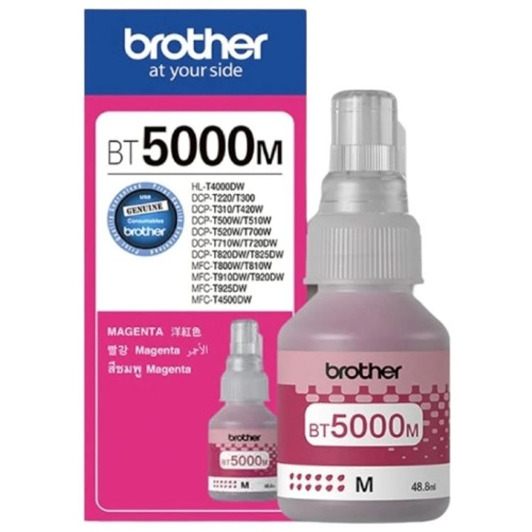 Brother Genuine BT5000M magenta ink bottle