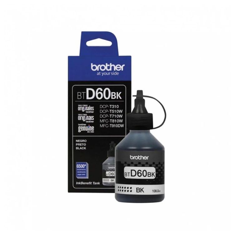 Brother Genuine BTD60BK black ink bottle
