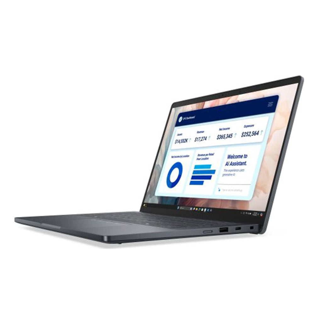 Dell Pro 14 Premium laptop keyboard with backlit keys