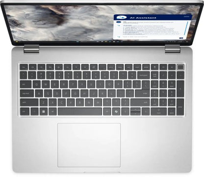 Close-up of the 16-inch WUXGA (1920x1200) matte display with narrow bezels.

