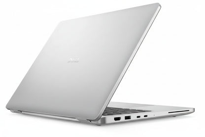Dell Pro 14 Plus side profile showing 21.2 mm thickness aluminum finish

