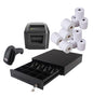 Best Budget Point-Of-Sale Retail Kit - Cash Drawer, Receipt Printer, Paper Rolls, and Scanner - POS-KIT-WRD