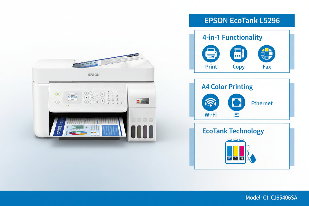 Printer with Wi-Fi Direct setup on smartphone.

