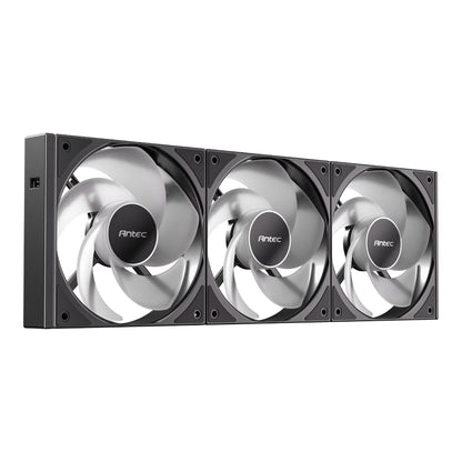 Antec Connect 120 Reverse ARGB PWM Fan 3 Pack - Black