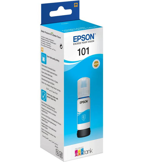 Epson 101 cyan EcoTank ink bottle C13T03V24A