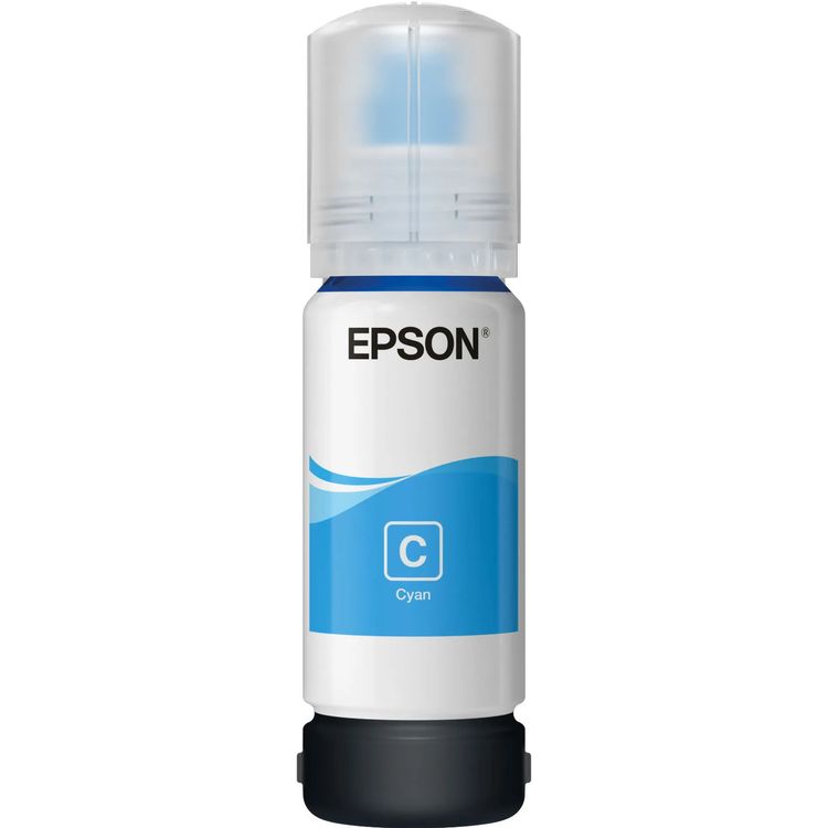 Epson 101 cyan ink bottle side view C13T03V24A