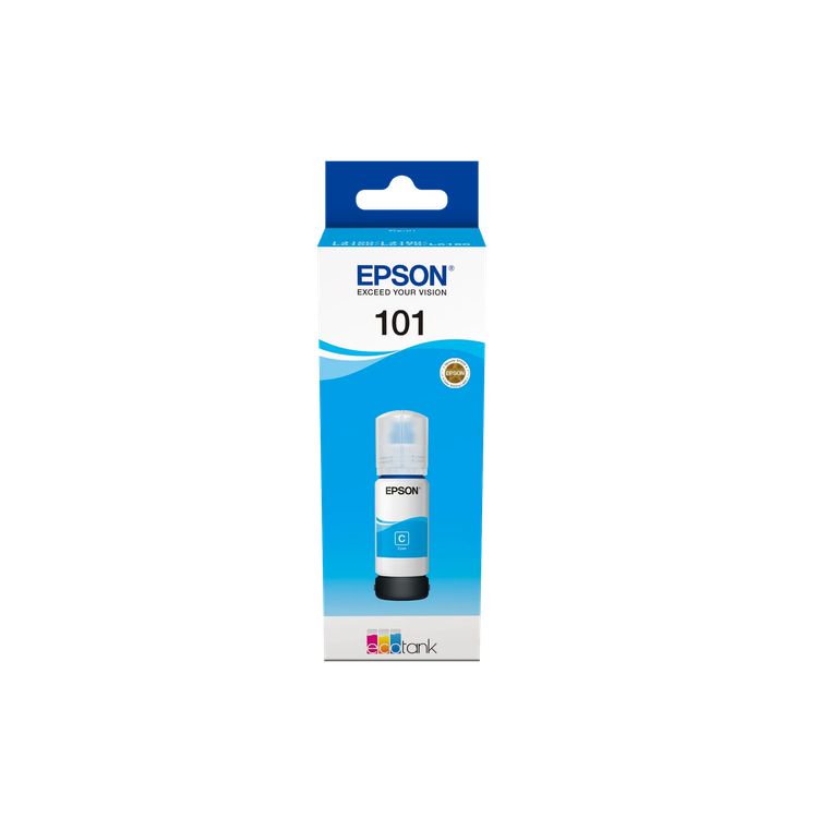 Epson 101 cyan ink bottle packaging C13T03V24A