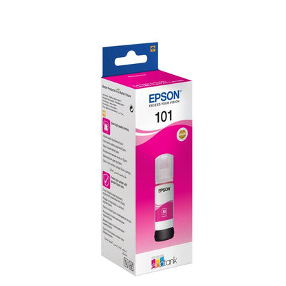 Epson 101 magenta ink bottle packaging C13T03V34A