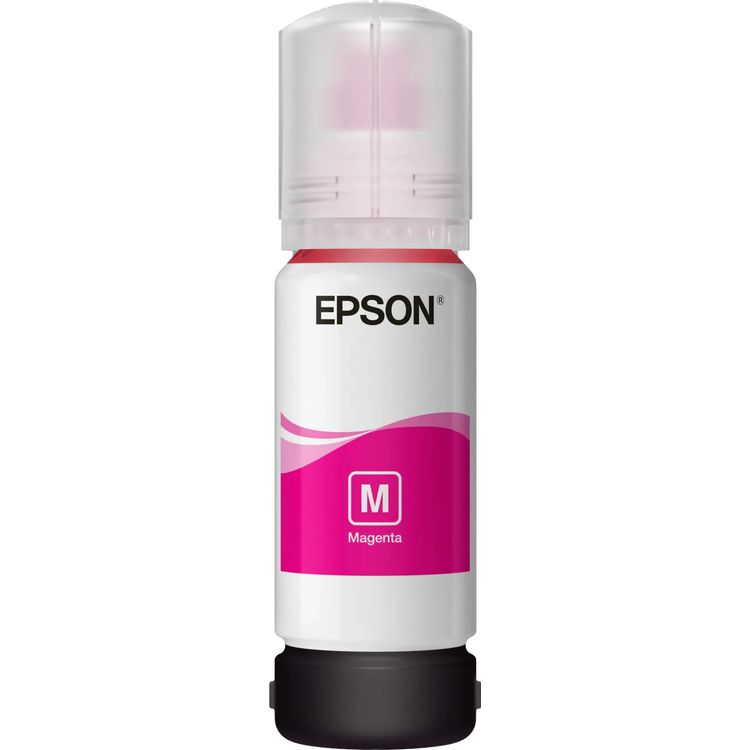 Epson 101 magenta ink bottle side view C13T03V34A