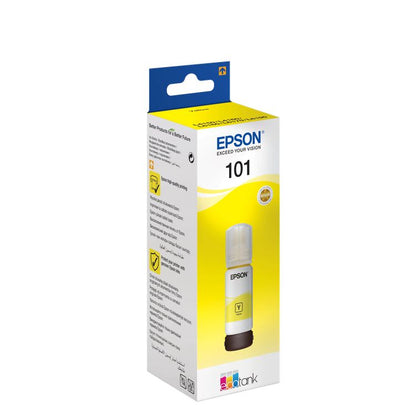 Epson 101 yellow ink bottle side view C13T03V44A