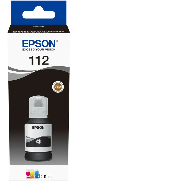 Epson 112 pigment black ink bottle alternate view C13T06C14A