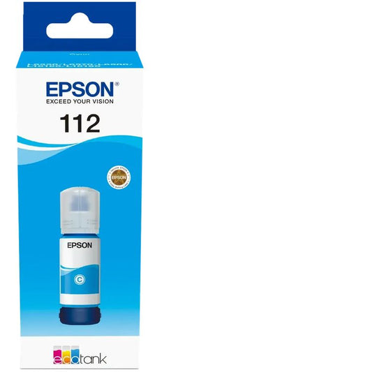 Epson 112 pigment cyan EcoTank ink bottle C13T06C24A