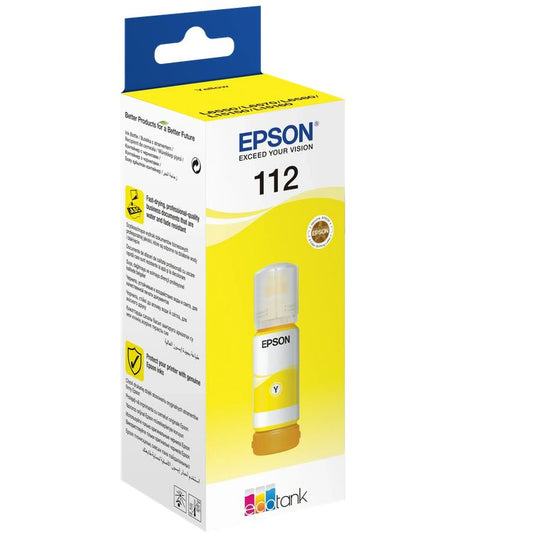Epson 112 pigment yellow EcoTank ink bottle C13T06C44A