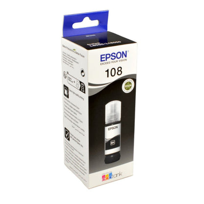 70ml EcoTank black ink bottle for high-quality photos