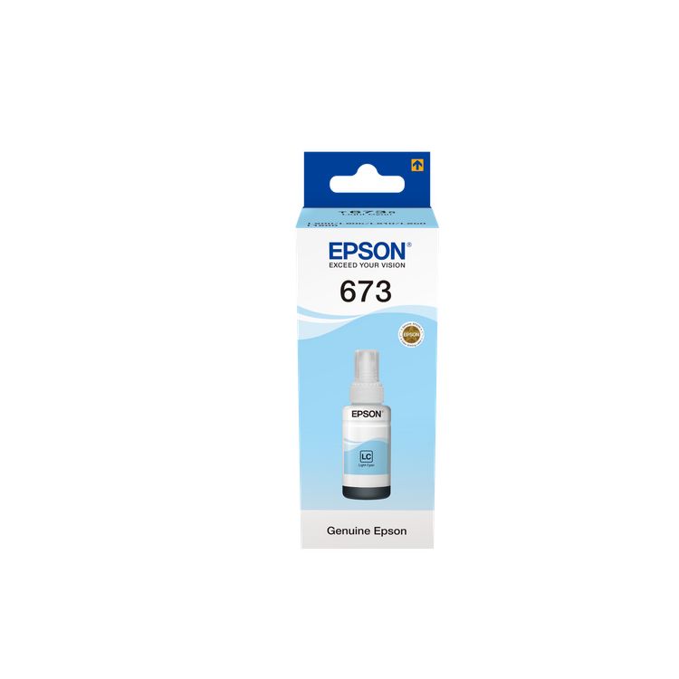 Epson T6735 Light Cyan 70ml ink bottle C13T67354A