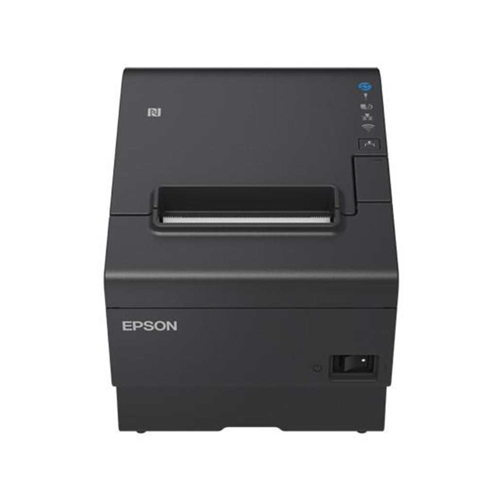 Epson TM-T88VII thermal POS printer front view.


