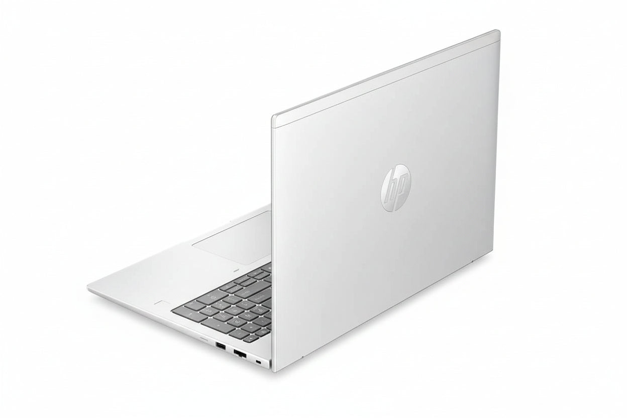 Left side I/O ports of HP ProBook 4 G1i including USB-C 20Gbps and HDMI 2.1.

