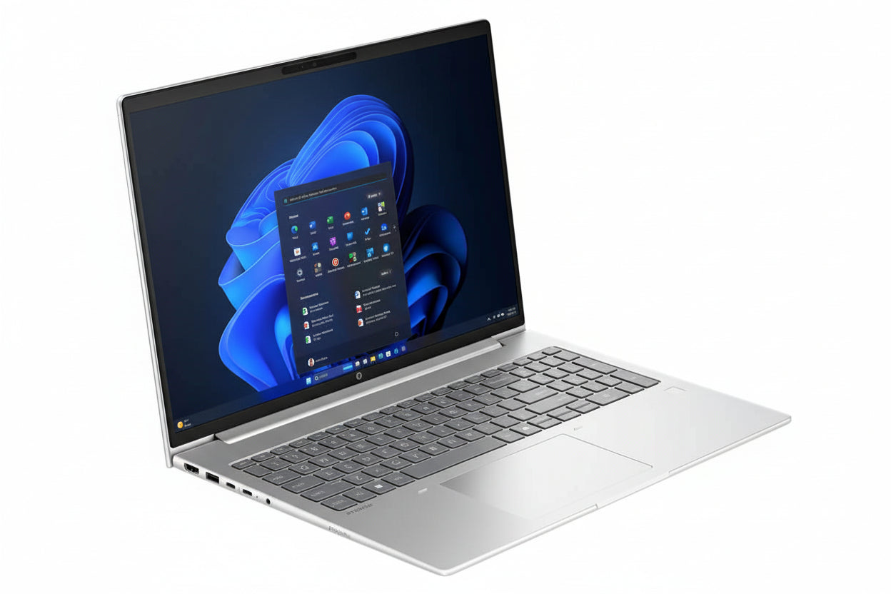 16-inch WUXGA IPS anti-glare display of HP ProBook 4 G1a showing colour gradient.

