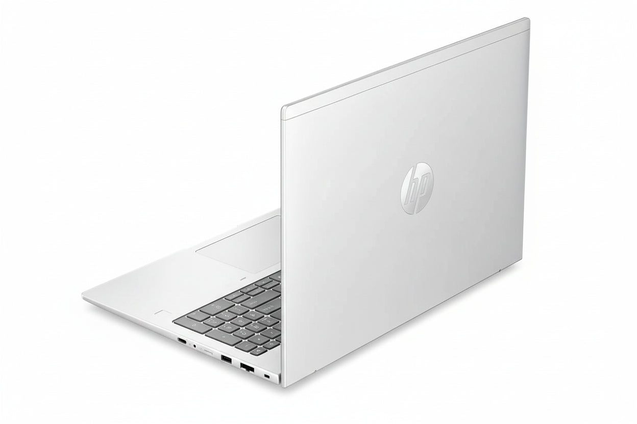 Left side I/O ports of HP ProBook 4 G1a including USB-C and HDMI 2.1.

