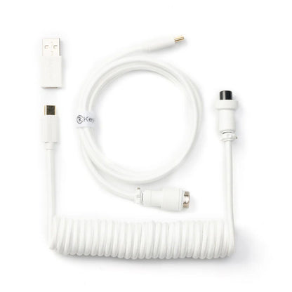 Keychron Coiled Aviator White Cable