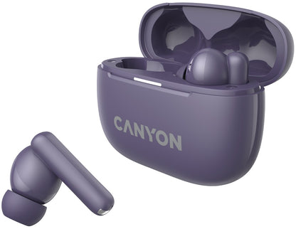 CANYON headset OnGo TWS-10 ANC+ENC Purple