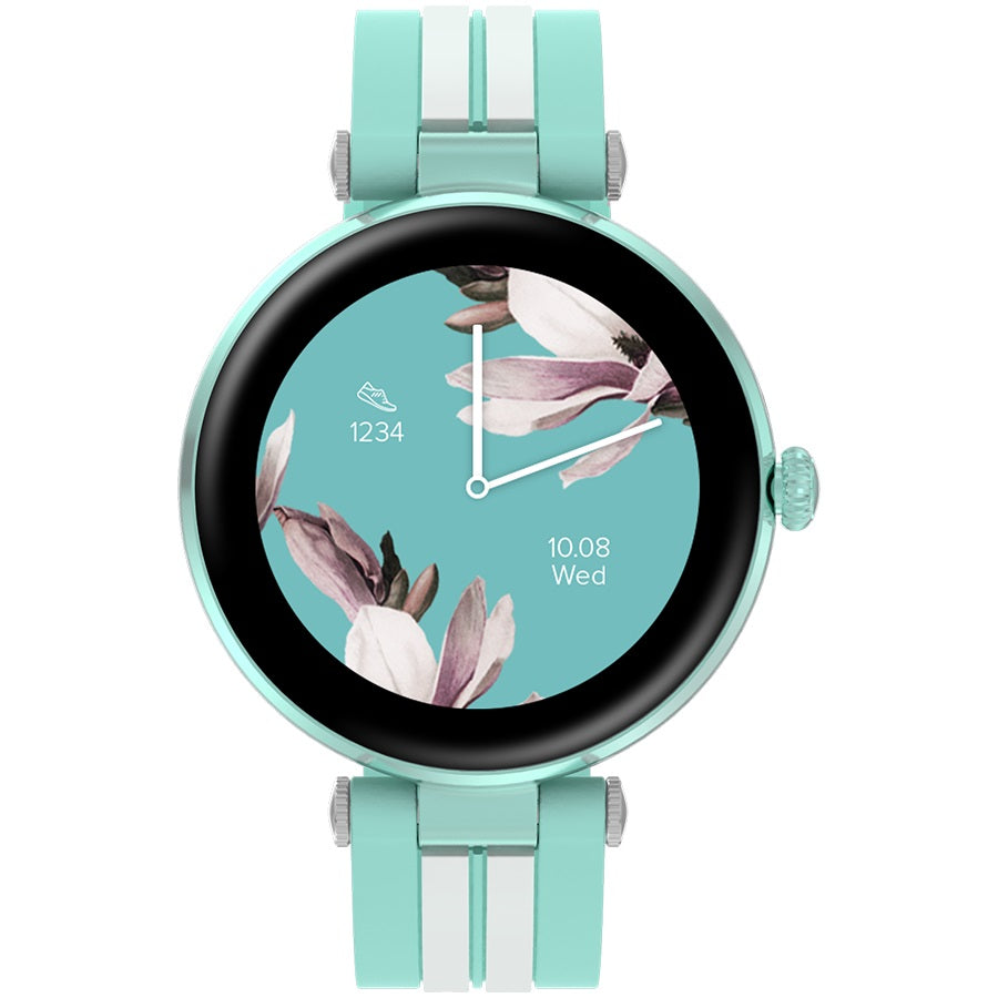 CANYON smart watch Semifreddo SW-61 Green features customizable faces and tracks health with 25 sports modes.