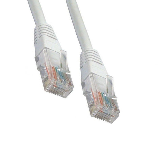 M-Link Cat6 Ethernet Cable 15 Meter Flylead High Speed LAN Cable Light Grey