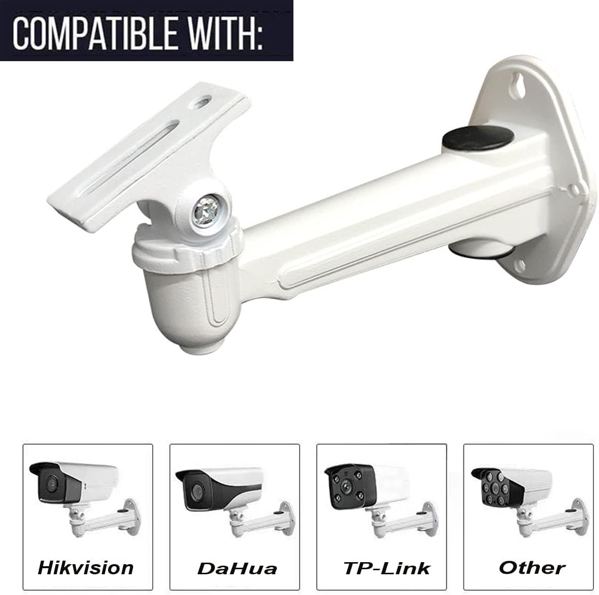Close-up showing the 180-degree tilt adjustment mechanism.

