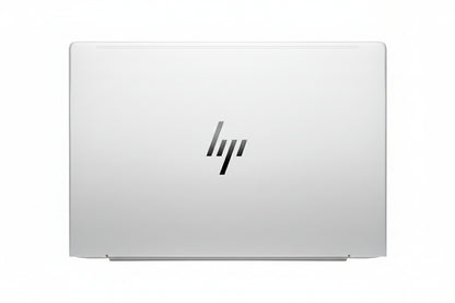 HP EliteBook 8 G1i 14 open on desk displaying anti-glare touchscreen surface.

