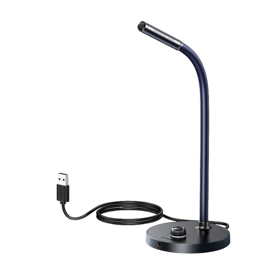 UGreen USB Desktop Basic Microphone – Black, Plug-and-Play 16-bit 48KHz Audio