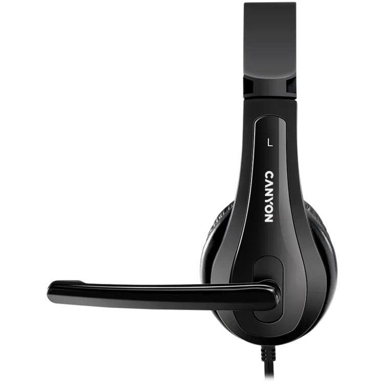 Canyon OnTalk 1 headset microphone and earcup detail CNS-CHSU1B