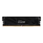 Crucial Pro 16GB 6400Mhz DDR5 Desktop OC Gaming Memory - Black