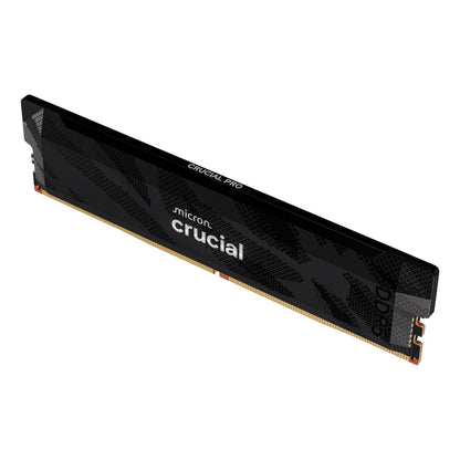 Crucial Pro 16GB 6400Mhz DDR5 Desktop OC Gaming Memory - Black