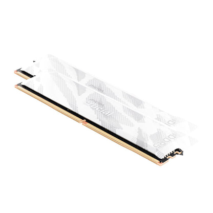Crucial Pro Overclocking DDR5-6400 32GB Desktop Gaming Memory Kit (16GB x 2) – White