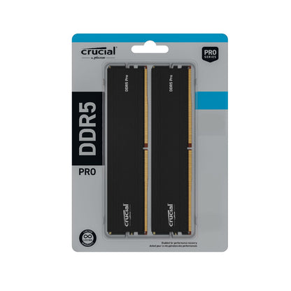 Crucial Pro DDR5-6400 64GB Overclocking Memory Kit - Black