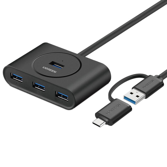 UGREEN 4-Port USB 3.0 Hub | 5Gbps Data Transfer - 0.5m