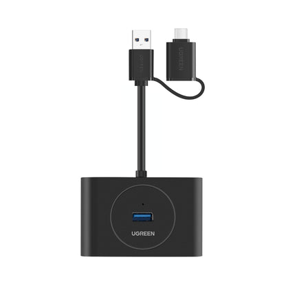UGREEN 4-Port USB 3.0 Hub with Micro USB | 5Gbps Data Transfer - 1m