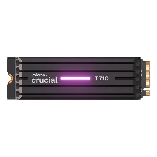 Crucial T710 1TB M.2 NVMe Gen5 NAND SSD with Heatsink