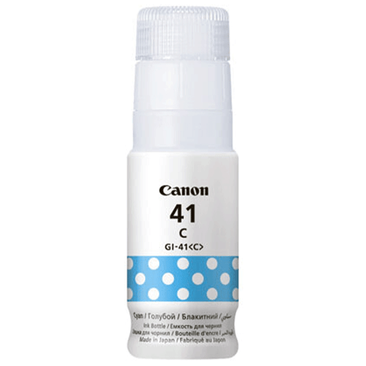 Canon GI-41 Cyan Ink Bottle 70ml Original Ink Refill for PIXMA G Series Printers