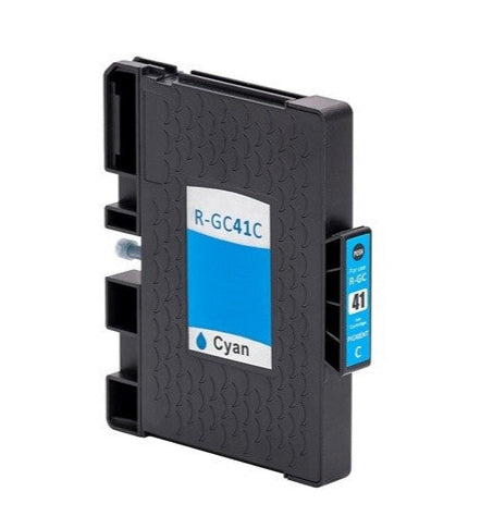 Compatible Gel Ink Ricoh GC41C Cyan Cartridge - GEN.GC41C