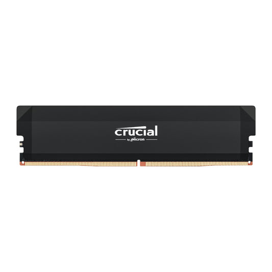 Crucial 16GB DDR5 6400MHz CL38 UDIMM Pro Overclocking Desktop Memory – Black High-Performance RAM for gamers and creators.