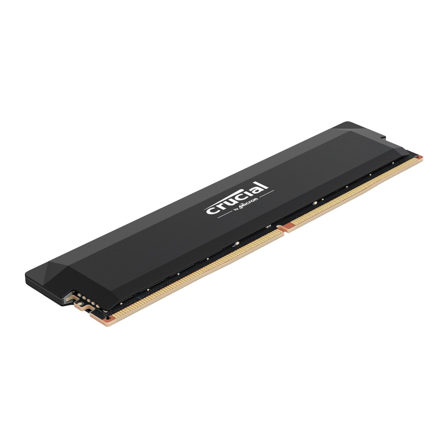 Crucial 16GB DDR5 6400MHz CL38 UDIMM Pro Overclocking Desktop Memory – Black High-Performance RAM for gamers and creators.