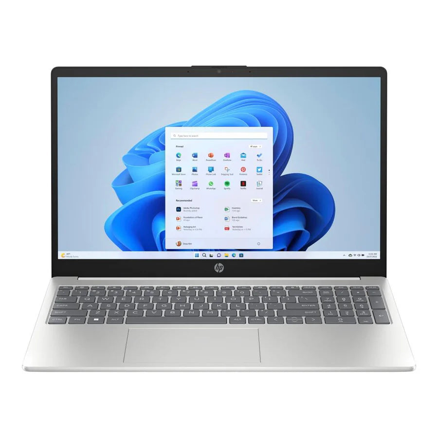 HP 15-fc0100ni D2JJ3EA Ryzen 5 laptop front view