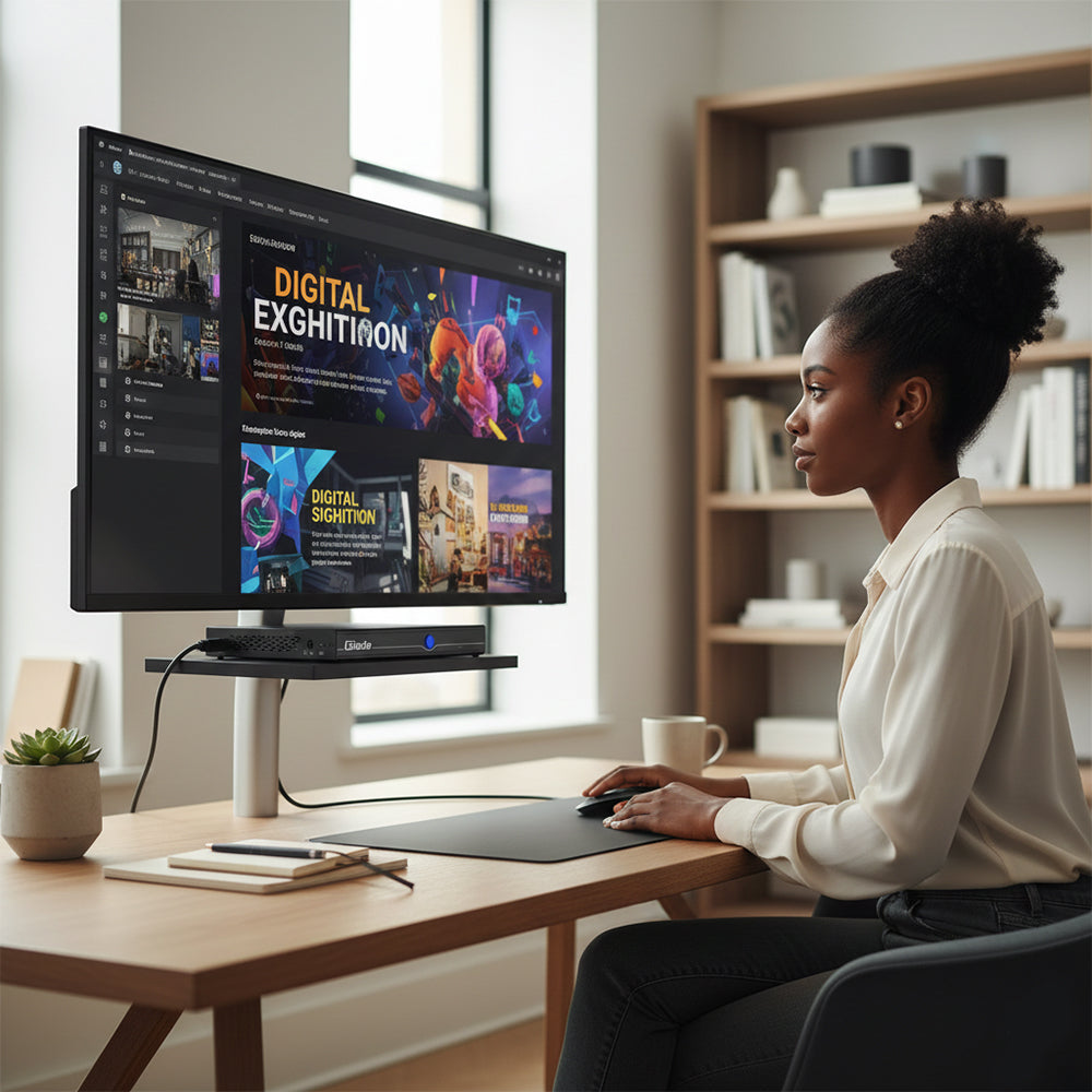 Giada D613-U1 Intel Core i3-1315U Book-Size Barebone 4K Digital Signage Player