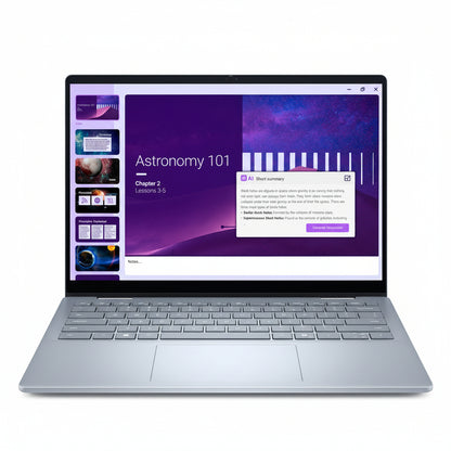 Dell 14 Plus convertible laptop tent mode workspace setup