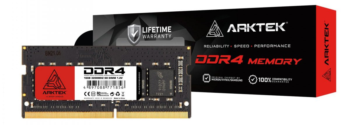 Arktek 16GB DDR4 3200MHz SODIMM